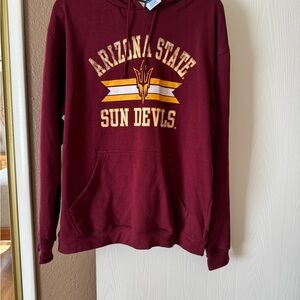 NCAA Arizona State Sun Devils Burgundy Sweater NWT
